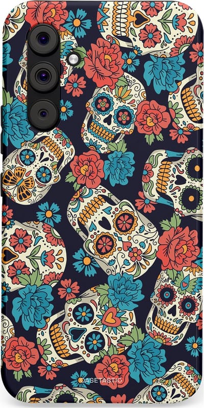 Casetastic Hoesje Geschikt voor Samsung A54 (5G) - Stijlvolle Beschermende Duo-layer Case - Catacombe carnaval