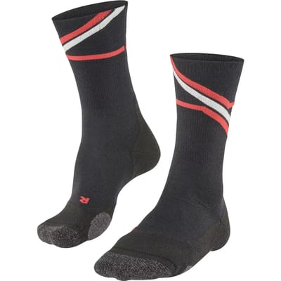 FALKE TK2 130 Years anti-blaar dik wol functioneel materiaal wandelsokken dames zwart - maat 35-36