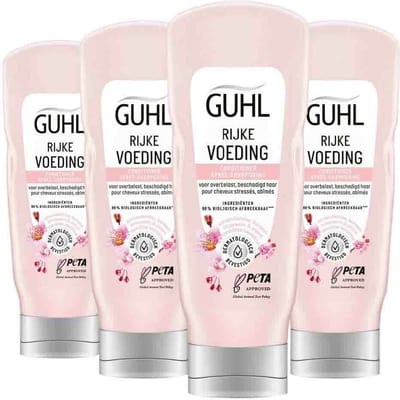 Guhl Conditioner Structuurherstel Conditioner - 4 x 200 ml - Voordeelverpakking