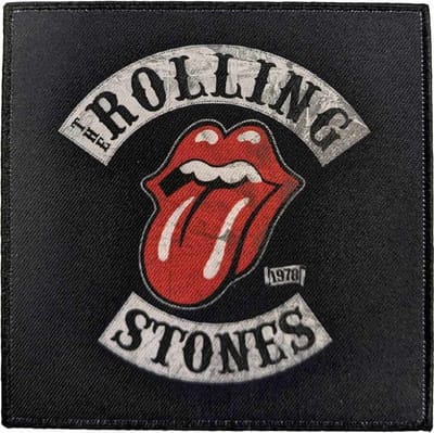 The Rolling Stones - Tour '78 Patch - Zwart