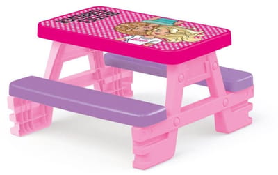 Dolu Barbie Picknicktafel 79X69X42 Cm Roze/Paars
