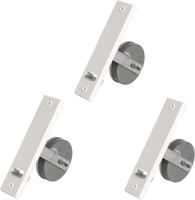 Riemwikkelaar - Rolgordijn opener - Kozijn monteren - Scharniersysteem - 3 stuks - Wit