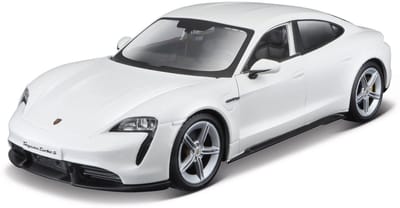 Maisto Porsche Taycan - Modelauto - Schaal 4,5" - Wit