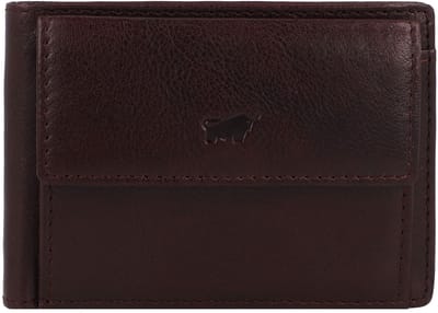 Braun Büffel Arezzo Portemonnee RFID-bescherming Leer 10.5 cm - Dames - Horizontaal - schwarz
