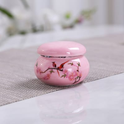 Urn Hond Kat Vogel – Urne – Keramiek – Urnen – Urn Voor Dieren – Urn Hond Overleden – Urn Kat – 30 ML –Roze-Belle's product