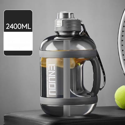 2400ML Huis en Keuken Waterfles Transparant Plastic Thermosflessen Camping Draagbare Waterkan Drinkware Drinkartikelen 2400ml