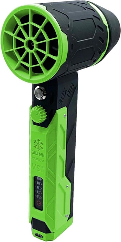 Elektrische Luchtblazer - Stofblazer Ventilator - Effectief Reinigen - Traploze Snelheid - 4000mAh Batterij - Grijs