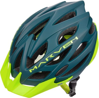 Meteor - Fietshelm - Marven S 52-56 cm donker groen/groen