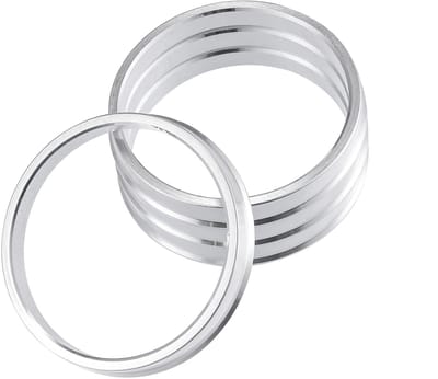 BRENZOOS- Spacer 4 Stuks - Aluminiumlegering - Centrale Naaf - Perfecte Pasvorm - Trillingspreventie - Nauwkeurige Afwerking - Naafadapter