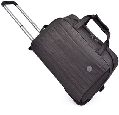 VT Goods - Reisduffel Bag - Trolley Reistas - Opvouwbaar en Ruim - Bruin - Handbagage - Ideaal voor Weekendje Weg - 50x26x32 cm