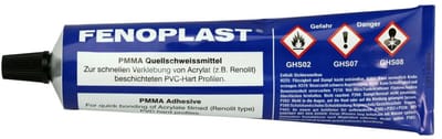 PMMA lijm, Quellschweißmittel, Plexiglas lijm, 180 g Tube
