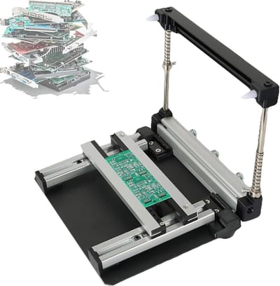 Zeefdrukstation - Printtafel Stencil - PCB Soldeerpasta - Instelbare Dikte - 15 cm Model - Aluminium