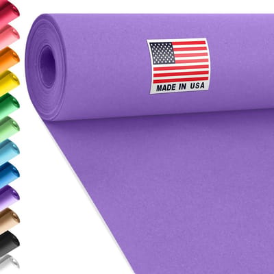 Grote Rol Gekleurd Bouwpapier 61cm x 30m - Zwaar Gewicht Knutselpapier voor Kunstprojecten en Decoratie