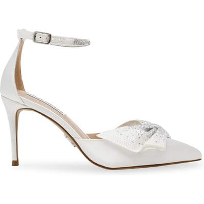 Steve Madden Lilyann-e Sandals Ivory Satin Maat: 41 | Pumps Outlet | Dames | Wit