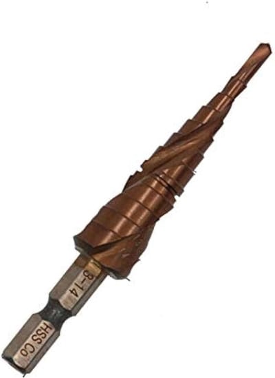 Conische HSS Boor voor Hout en Metaal, Stapboor met Ronde Schacht voor Precisie Gaten 3-14mm