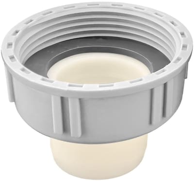 JHUBERS- Afvoerbuis 45mm Vrouwelijke Schroefdraad - Afvoerconnector - Plug Ø 32mm - Dubbele Afdichting - Hoogwaardige Kunststof - Corrosiebestendig