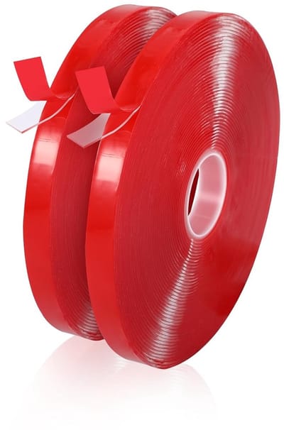 Extra Sterke Dubbelzijdige Tape - 10 m x 10 mm, Waterdicht, Transparant, Ideaal voor LED Strips, Auto en Woonkamer, Multifunctionele Montageoplossing