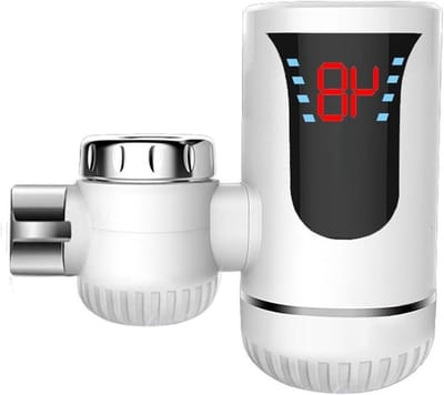 Elektrische Waterkoker Kraan - Directe Warmte Kraan - Snel Warm Water - Warm en Koud Instelbaar - 260x180x110MM - One Color