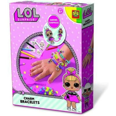 SES Creative - L.O.L. - Charmante Armbandjes - Knutselen Meisjes - Armbanden Maken - Vanaf 6 jaar