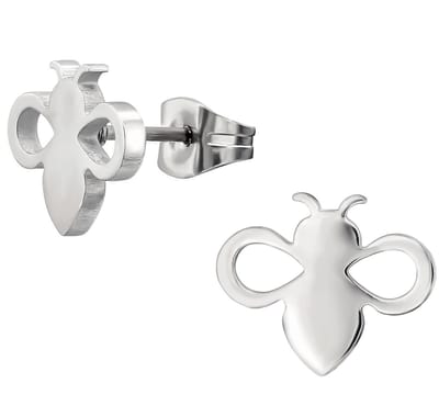 CS Joy - Bij oorbellen - Chirurgisch staal - 11.5 x 9 mm