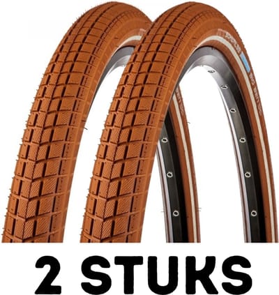 Fietsband - Buitenband - Set van 2 - Big Ben KevlarGuard 28 x 2.00 (50-622) bruin