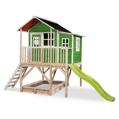 EXIT Loft 550 Houten Speelhuis - Speelhuisje voor Buiten - FSC Hout - Kinderen - Groen