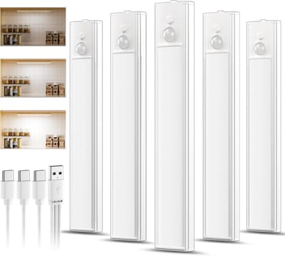 Oplaadbare LED Onderkastlamp met Bewegingssensor en Dimbaarheid