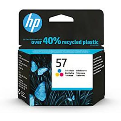 Originele HP inktcartridge 57 CMY, Multipack, cyaan, magenta, geel