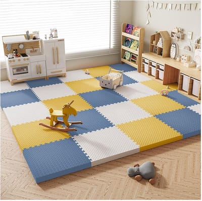 Schuim Speelmat - Zachte Vloertegels - Kinderkamer Inrichting - Waterdicht En Duurzaam - 30x30x2.5cm - Meerdere Kleuren
