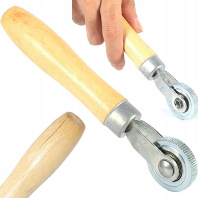 Rosfix Drukrol met Houder - Houten Houder, 6 Mm Lager - 6 Mm Breedte - Reparatie Binnenbanden en