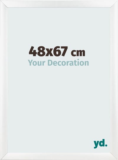 Your Decoration - Fotolijst 48x67 cm - MDF - Wit Mat - Pisa