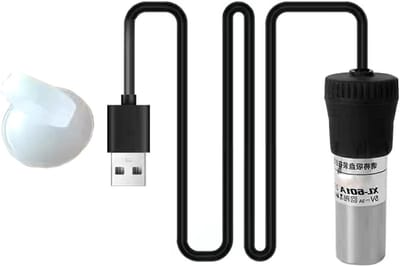 Krachtige 5W USB Aquarium Heater met automatische temperatuurregeling en veilige constructie voor zoet- en zoutwateraquaria, ideaal voor kleine aquaria