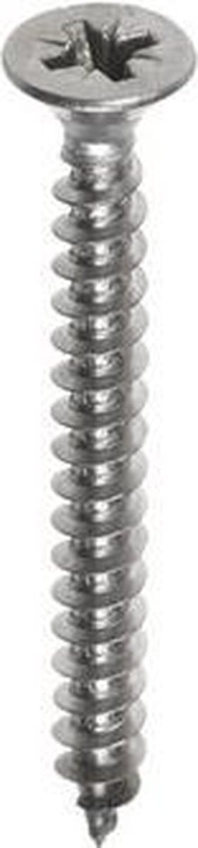 A.S.F. Fischer spaanplaatschroef FIS PROFI PK pozi RVS A2 4.0x20mm doos=75st, prijs=per doos