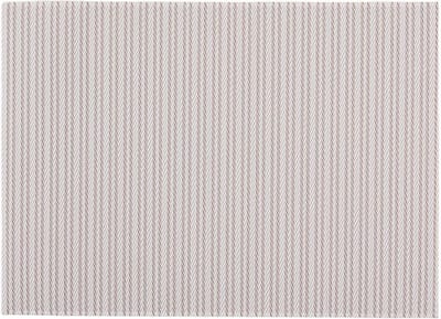 ZICZAC - Placemat FALLON - SET/6 - 30% PE, 70% PVC - Dubbelzijdige placemat, Beschermt de tafel, elegant ontwerp - Rechthoek - 33x45 cm - Donker taupe