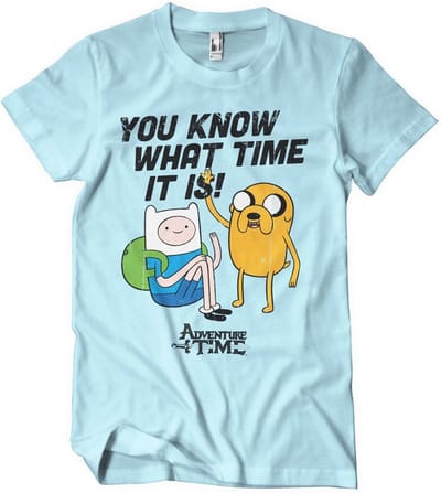 It'S Adventure Time -T-shirt SkyBlue