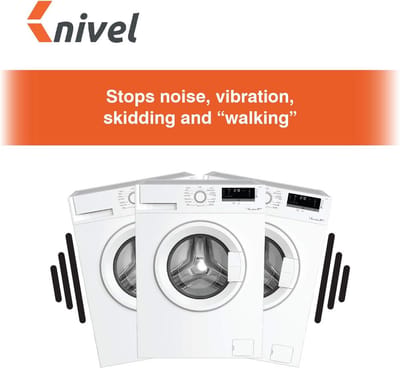 Antivibratie Voetkussens voor Wasmachine en Droger - Trillingsdempende en Antislip Matten