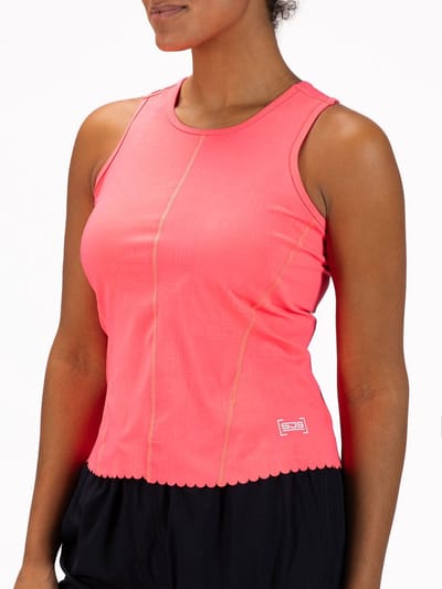 Sjeng Sports WESLEE - Maat: XS Watermelon - Tennis Top Vrouwen - Sporttop - 78% polyester, 22% elastaan
