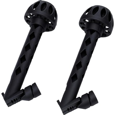 2 stuks Vliegvissen Magnetische Vlieg Threader Vissen Anglers Tippet Threader Maak Vliegbinden Eenvoudiger Zwart black