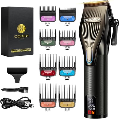 Tondeuse Set - Haartrimmer Kit - Thuis Kapper - T-Blade Trimmer - 23.29 x 13.41 x 9.19 cm - null
