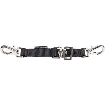 Harry's Horse Longeerbitstuk perlon 16cm Black | Zwart | Longeerlijn paard