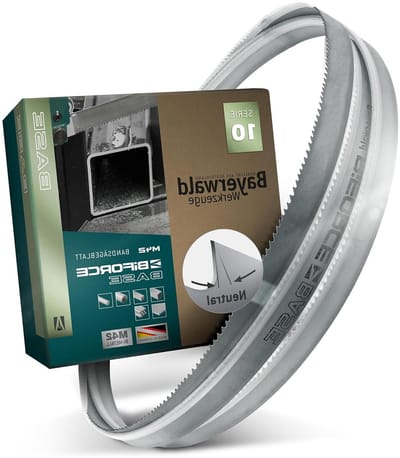 Zaagband voor metaal - Lintzaagblad - Metaal Zagen - Trillingsgedempt Zagen - 2965x27x0.9mm - Zilver