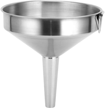 RVS Trechter 13 cm - Perfect voor Vloeistoffen en Droge Ingrediënten