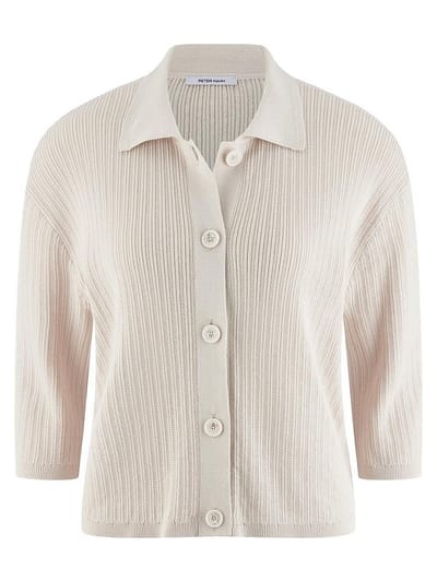 Vest 3/4-mouwen Van Peter Hahn beige