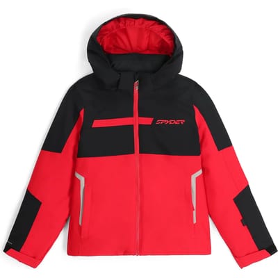 Spyder Challenger Ski/Snowboard Jas Jongens Rood 140