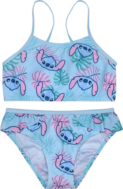 Lilo & Stitch Disney - Blauw tweedelig zwempak/bikini voor meisjes / 92-98