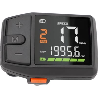 Elektrische Fiets Display DZ41 Waterbestendig 2 Inch OLED Elektrische Fiets Kleurenscherm Paneel voor Midden gray