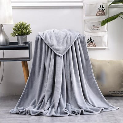 Effen kleur Farai wollen deken Koraal wollen huisdier deken Cross Border Flanellen deken Cadeau Koraal wol 100*150cm