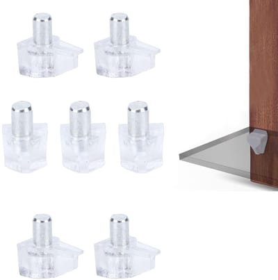 Transparante Plastic Planksteunen - 50 Stuks Boekenkast Steunen voor Meubels, Kasten en Wandplanken