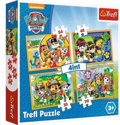 Paw Patrol Stadsuitje Puzzel Set 4 in 1