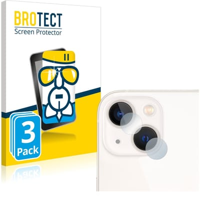 Screenprotector 3 Stuks voor Apple iPhone 13 (ALLEEN Camera Lens) Beschermglas transparant